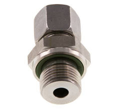 G 3/8'' mâle x 8L Bague coupante droite en acier inoxydable avec joint FKM 315 Bar DIN 2353