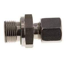 G 3/8'' mâle x 8L Bague coupante droite en acier inoxydable avec joint FKM 315 Bar DIN 2353