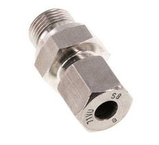 G 3/8'' mâle x 8S Anneau de coupe droit en acier inoxydable avec joint FKM 630 Bar DIN 2353