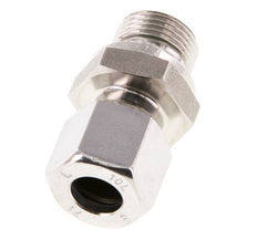 G 3/8'' mâle x 10L Bague coupante droite en acier inoxydable avec joint FKM 315 Bar DIN 2353