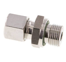 G 3/8'' mâle x 10L Bague coupante droite en acier inoxydable avec joint FKM 315 Bar DIN 2353