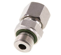G 3/8'' mâle x 10S Bague coupante droite en acier inoxydable avec joint FKM 630 Bar DIN 2353