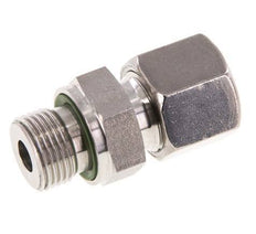 G 3/8'' mâle x 10S Bague coupante droite en acier inoxydable avec joint FKM 630 Bar DIN 2353