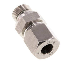 G 3/8'' mâle x 10S Bague coupante droite en acier inoxydable avec joint FKM 630 Bar DIN 2353