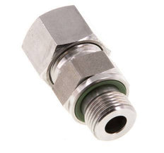 G 3/8'' Male x 12S Anneau de coupe droit en acier inoxydable avec joint FKM 630 Bar DIN 2353