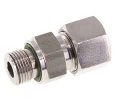 G 3/8'' Male x 12S Anneau de coupe droit en acier inoxydable avec joint FKM 630 Bar DIN 2353