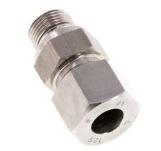 G 3/8'' Male x 12S Anneau de coupe droit en acier inoxydable avec joint FKM 630 Bar DIN 2353