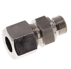 G 3/8'' mâle x 14S Anneau de coupe droit en acier inoxydable avec joint FKM 630 Bar DIN 2353