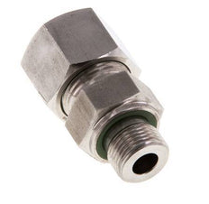 G 3/8'' mâle x 14S Anneau de coupe droit en acier inoxydable avec joint FKM 630 Bar DIN 2353