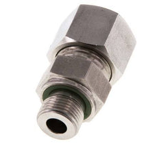 G 3/8'' mâle x 14S Anneau de coupe droit en acier inoxydable avec joint FKM 630 Bar DIN 2353