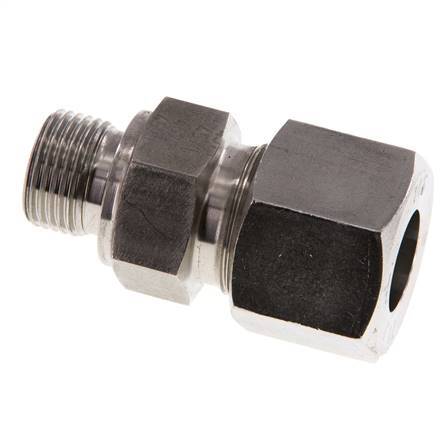 G 3/8'' mâle x 14S Anneau de coupe droit en acier inoxydable avec joint FKM 630 Bar DIN 2353