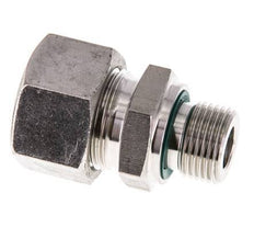 G 3/8'' mâle x 15L Bague coupante droite en acier inoxydable avec joint FKM 315 Bar DIN 2353