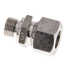 G 3/8'' mâle x 15L Bague coupante droite en acier inoxydable avec joint FKM 315 Bar DIN 2353