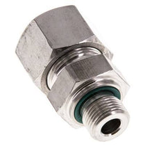 G 3/8'' Male x 16S Anneau de coupe droit en acier inoxydable avec joint FKM 400 Bar DIN 2353