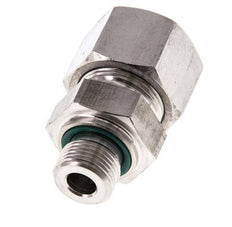 G 3/8'' Male x 16S Anneau de coupe droit en acier inoxydable avec joint FKM 400 Bar DIN 2353