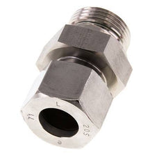 G 1'' Male x 20S Anneau de coupe droit en acier inoxydable avec joint FKM 400 Bar DIN 2353