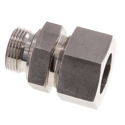 G 1'' Male x 30S Anneau de coupe droit en acier inoxydable avec joint FKM 400 Bar DIN 2353
