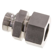 G 1'' Male x 30S Anneau de coupe droit en acier inoxydable avec joint FKM 400 Bar DIN 2353
