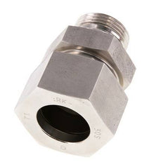 G 1'' Male x 30S Anneau de coupe droit en acier inoxydable avec joint FKM 400 Bar DIN 2353