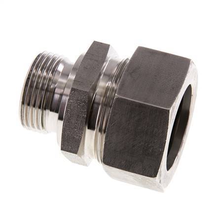 G 1'' mâle x 35L Bague coupante droite en acier inoxydable avec joint FKM 160 Bar DIN 2353