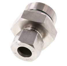 G 1 1/2'' mâle x 20S Bague coupante droite en acier inoxydable avec joint FKM 400 Bar DIN 2353