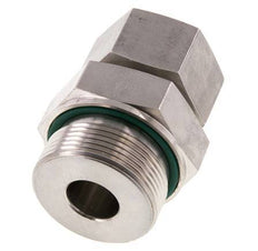 G 1 1/2'' mâle x 25S Bague coupante droite en acier inoxydable avec joint FKM 400 Bar DIN 2353