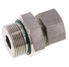 G 1 1/2'' mâle x 25S Bague coupante droite en acier inoxydable avec joint FKM 400 Bar DIN 2353