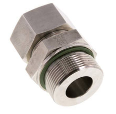 G 1 1/2'' mâle x 30S Bague coupante droite en acier inoxydable avec joint FKM 400 Bar DIN 2353
