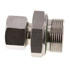 G 1 1/4'' mâle x 20S Bague coupante droite en acier inoxydable avec joint FKM 400 Bar DIN 2353