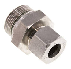 G 1 1/4'' mâle x 20S Bague coupante droite en acier inoxydable avec joint FKM 400 Bar DIN 2353