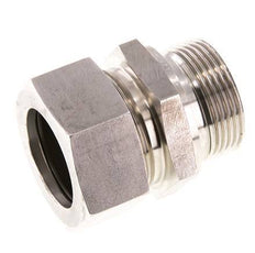 G 1 1/4'' mâle x 35L Bague coupante droite en acier inoxydable avec joint FKM 160 Bar DIN 2353