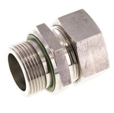 G 1 1/4'' mâle x 35L Bague coupante droite en acier inoxydable avec joint FKM 160 Bar DIN 2353
