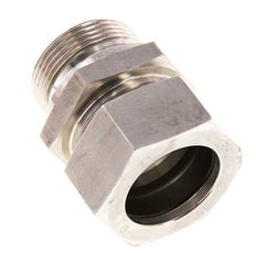 G 1 1/4'' mâle x 35L Bague coupante droite en acier inoxydable avec joint FKM 160 Bar DIN 2353