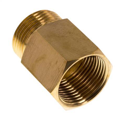G Réducteur en laiton 1'' x 1'' NPT M/F 16 Bar - Hydraulique