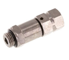 G 1/4'' M/F Nickel plated Brass Swivel Joint 10 Bar - High speed