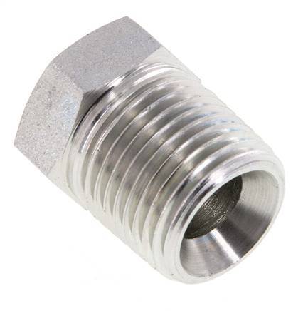 1/2'' NPT x 1/4'' NPT M/F Zinc plated Steel Reducing Ring 210 Bar - Hydraulic
