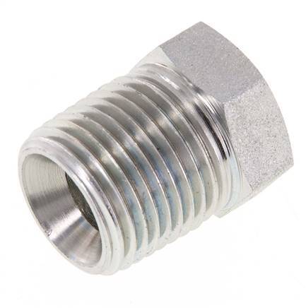 Anneau réducteur en acier zingué 1/2'' NPT x 1/4'' NPT M/F 210 Bar - Hydraulique