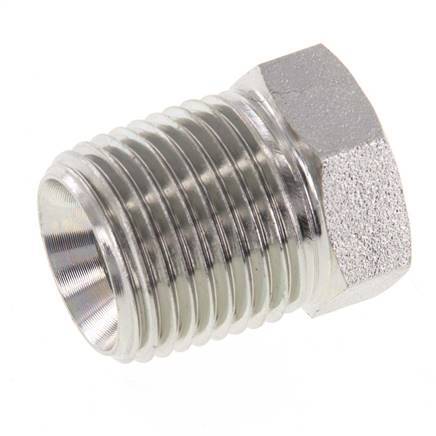 1/2'' NPT x 3/8'' NPT M/F Zinc plated Steel Reducing Ring 210 Bar - Hydraulic