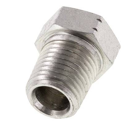 Anneau réducteur en acier zingué 1/4'' NPT x 1/8'' NPT M/F 275 Bar - Hydraulique [2 Pièces]