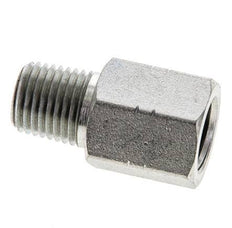 1/4'' NPT x 1/4'' NPT M/F Zinc plated Steel Extension 345 Bar - Hydraulic