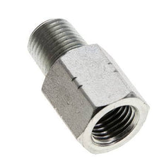 1/4'' NPT x 1/4'' NPT M/F Zinc plated Steel Extension 345 Bar - Hydraulic