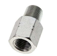1/4'' NPT x 1/4'' NPT M/F Zinc plated Steel Extension 345 Bar - Hydraulic