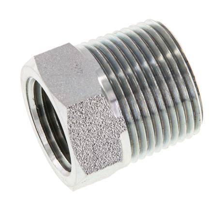 Anneau réducteur en acier zingué 3/4'' NPT x 1/2'' NPT M/F 170 Bar - Hydraulique