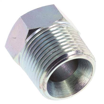 3/4'' NPT x 3/8'' NPT M/F Zinc plated Steel Reducing Ring 170 Bar - Hydraulic
