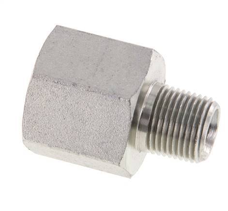 Bague réductrice en acier zingué 3/8'' NPT x 1/2'' NPT M/F 210 Bar - Hydraulique