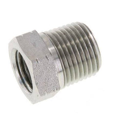 Bague réductrice en acier zingué 3/8'' NPT x 1/4'' NPT M/F 210 Bar - Hydraulique [2 Pièces]