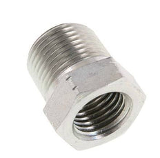 Bague réductrice en acier zingué 3/8'' NPT x 1/4'' NPT M/F 210 Bar - Hydraulique [2 Pièces]