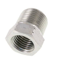 Bague réductrice en acier zingué 3/8'' NPT x 1/4'' NPT M/F 210 Bar - Hydraulique [2 Pièces]