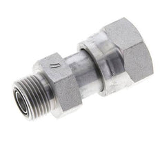 Adaptateur réducteur en acier zingué UNS 1''-14 x UN 13/16''-16 F/M ORFS 400 Bar - Hydraulique