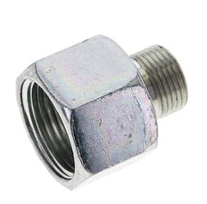 Adaptateur réducteur en acier zingué UN 1-3/16''-12 x UN 13/16''-16 F/M ORFS 400 Bar - Hydraulique
